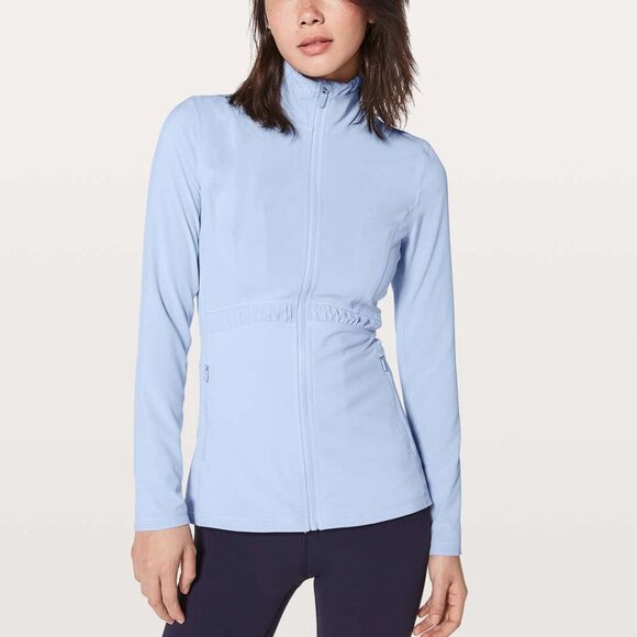 Lululemon Round Trip Jacket- Sweat Wicking Lightweight Athletic Jacket- Size 10 - Picture 1 of 14